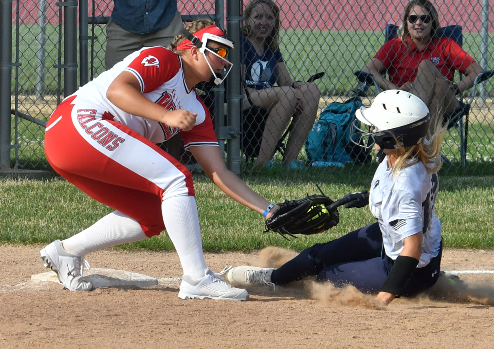 Pleasant Valley at Davenport West softball.